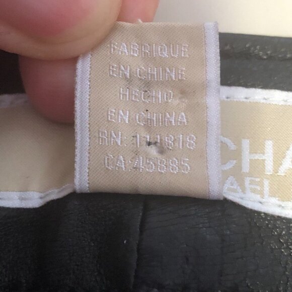 MNWT Michail Kors faux leather capri size 2 - Picture 6 of 6